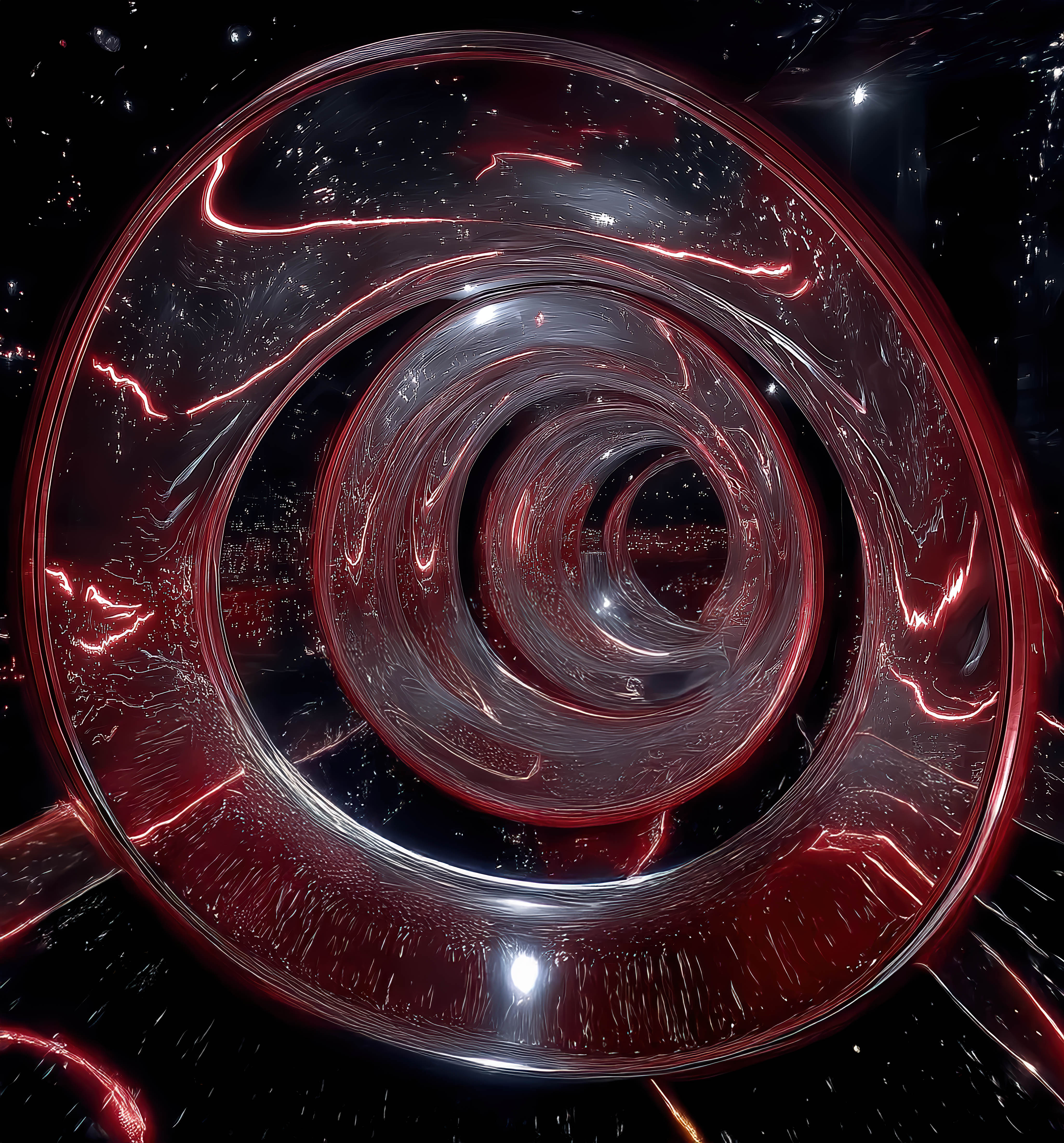 Classified Cockpits - abstract vortex structure